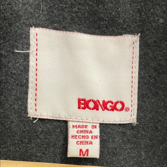 BONGO Charcoal Double-Breasted Pea Coat - Picture 2 of 7